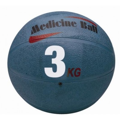 RUBBER MEDICINE BALL(BLUE) 3KG