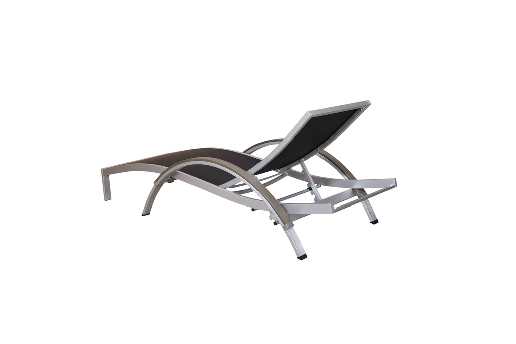 AC Deluxe Brushed Nickel Sun Lounger