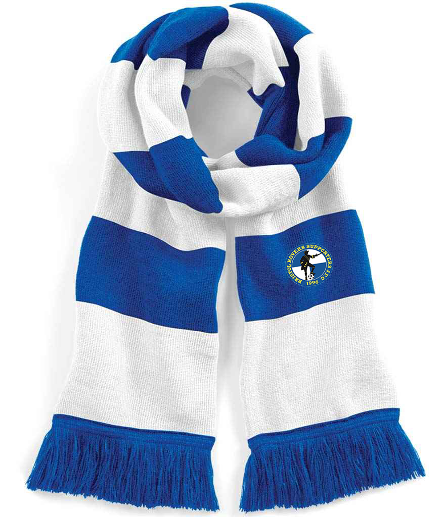 Bristol Rovers Supporters Scarf - Royal/White