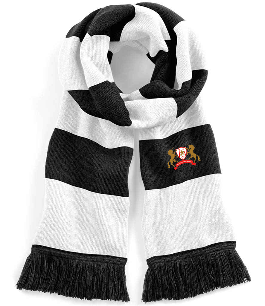 Bristol Ref Society Scarf - Black/White
