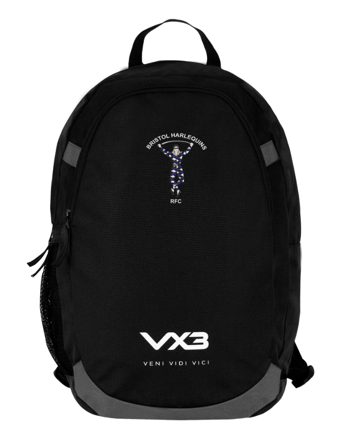 Bristol Harlequins RFC VX3 Performance Backpack - Black