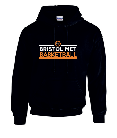 Bristol Met Basketball 1 Gildan Hoodie - Black
