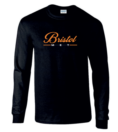 Bristol Met Basketball 2 Gildan L/S Tee - Black