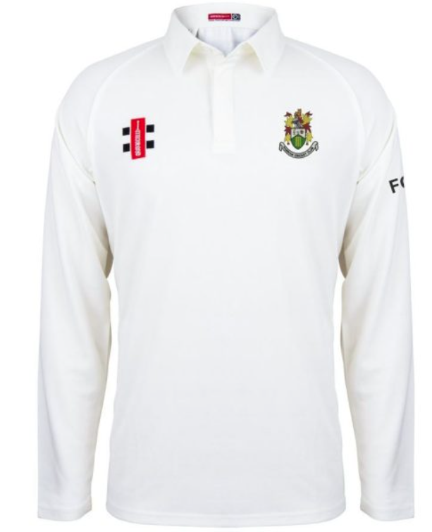 Hanham CC Gray Nicolls Matrix V2 L/S Shirt - Ivory