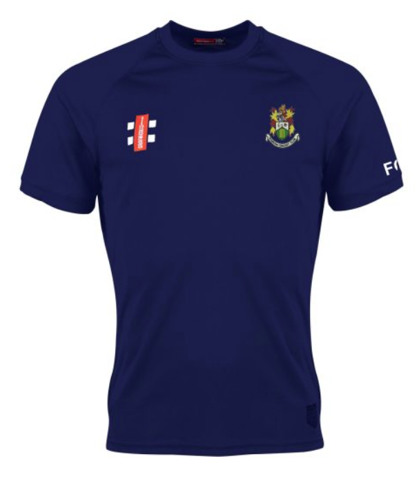 Hanham CC Gray Nicolls Matrix V2 S/S Tee Shirt - Navy