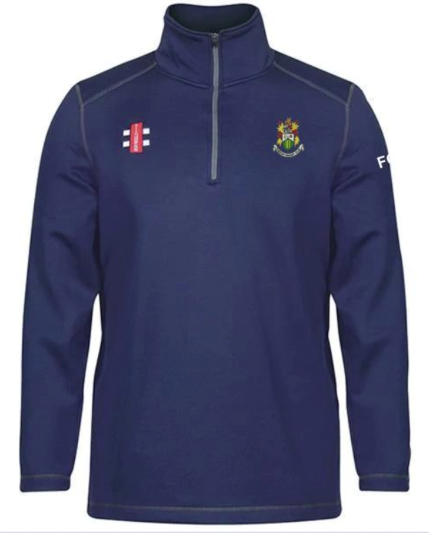 Hanham CC Gray Nicolls Storm Fleece 1/4 Zip - Navy