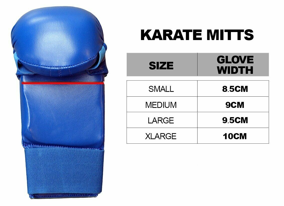 ADIDAS WKF KARATE MITTS WITHOUT THUMB