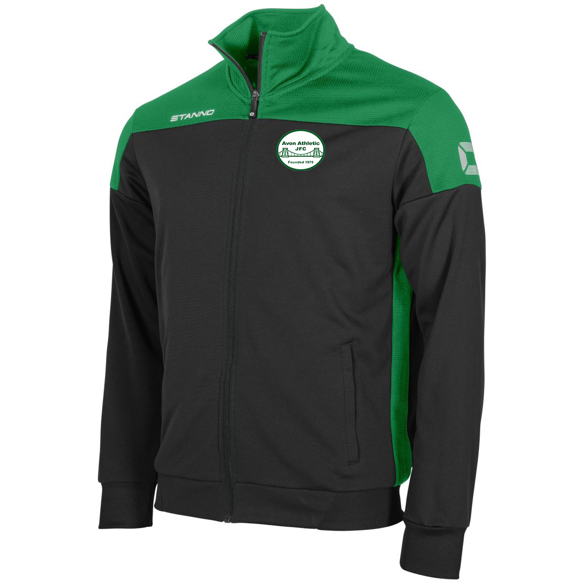 Avon Athletic Stanno Pride Full Zip Jacket - Black/Green