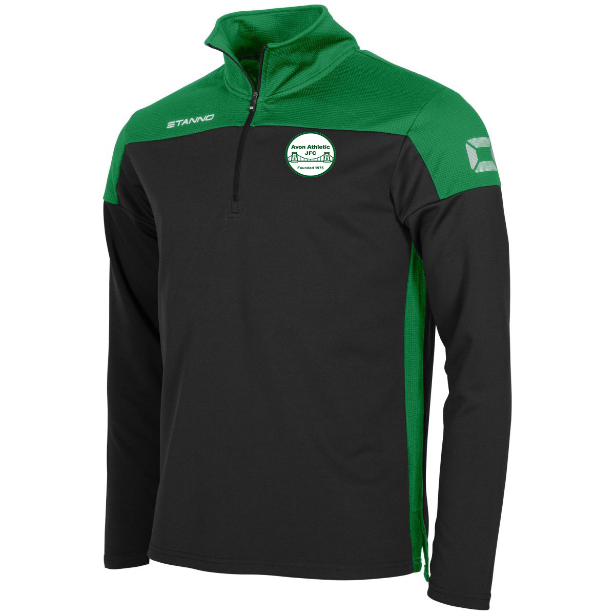 Avon Athletic Stanno Pride 1/4 Zip - Black/Green