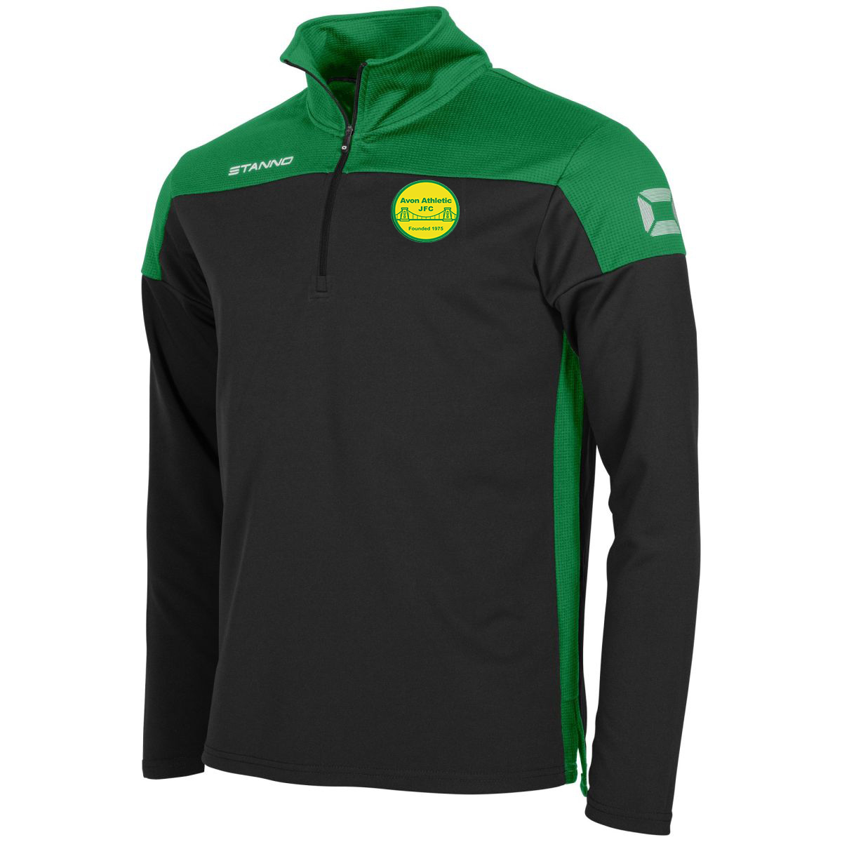 Avon Athletic Stanno Pride 1/4 Zip - Black/Green