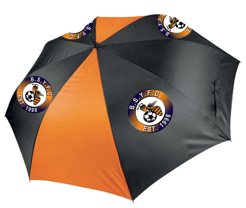 BSYFC Umbrella - Black/Orange