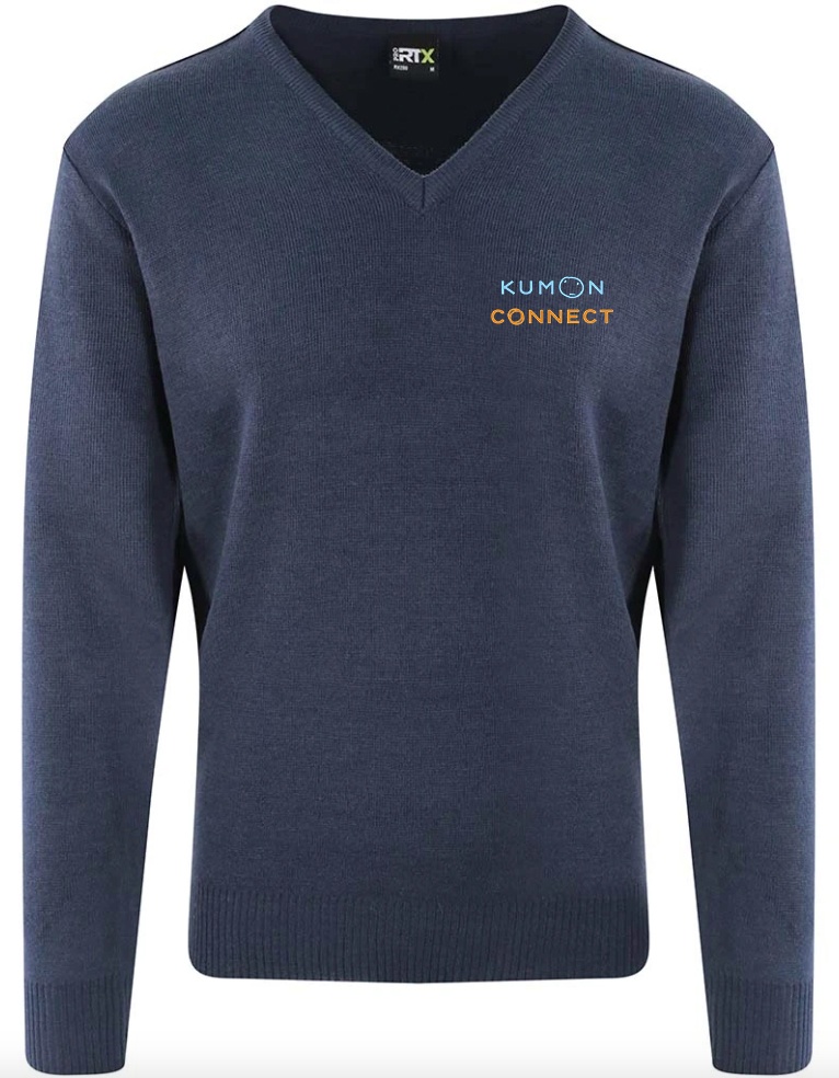 Kumon V Neck Sweater - Navy