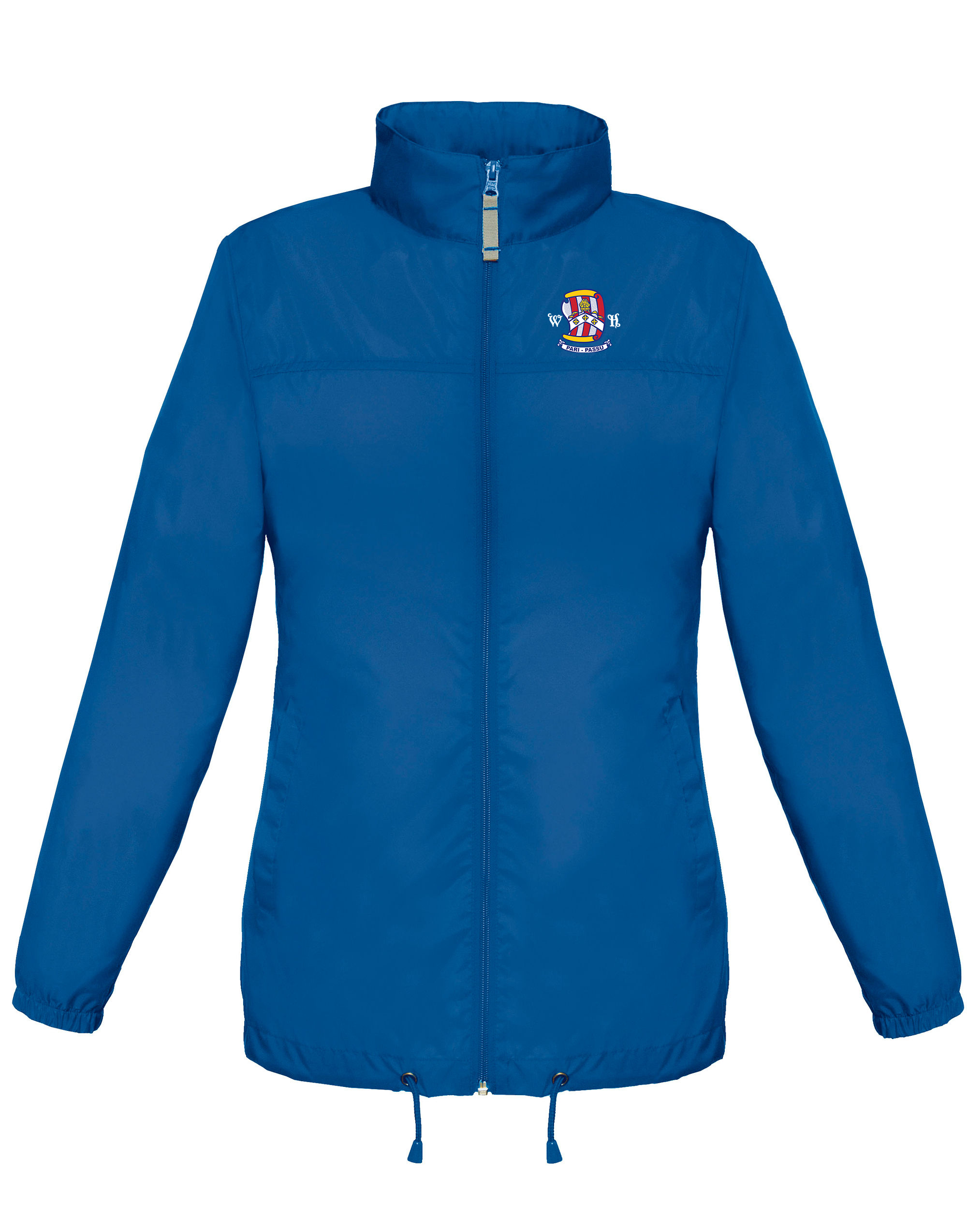 Westbury Harriers RC Womens Sirocco Windbreaker Jacket (Print Logo) - Royal Blue