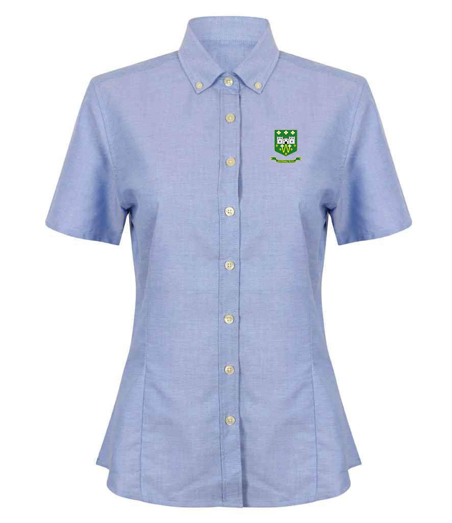 Whitehall RFC Ladies Short Sleeve Regular Fit Shirt - Blue