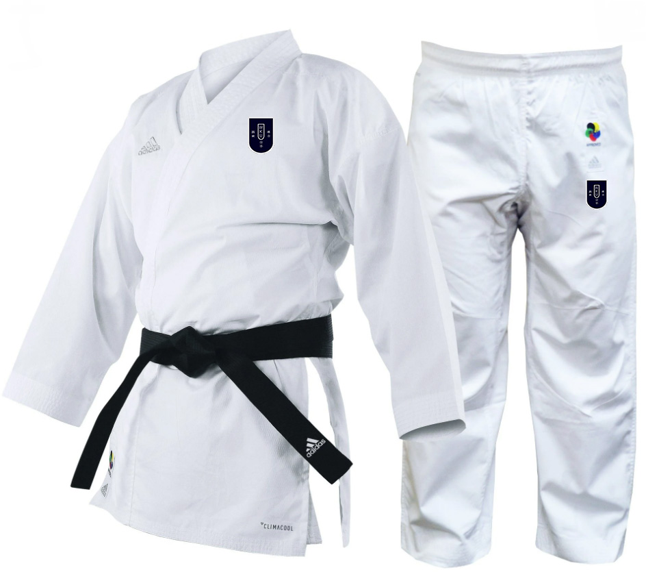 WKU ADIDAS WKF KUMITE FIGHTER UNIFORM - 8OZ