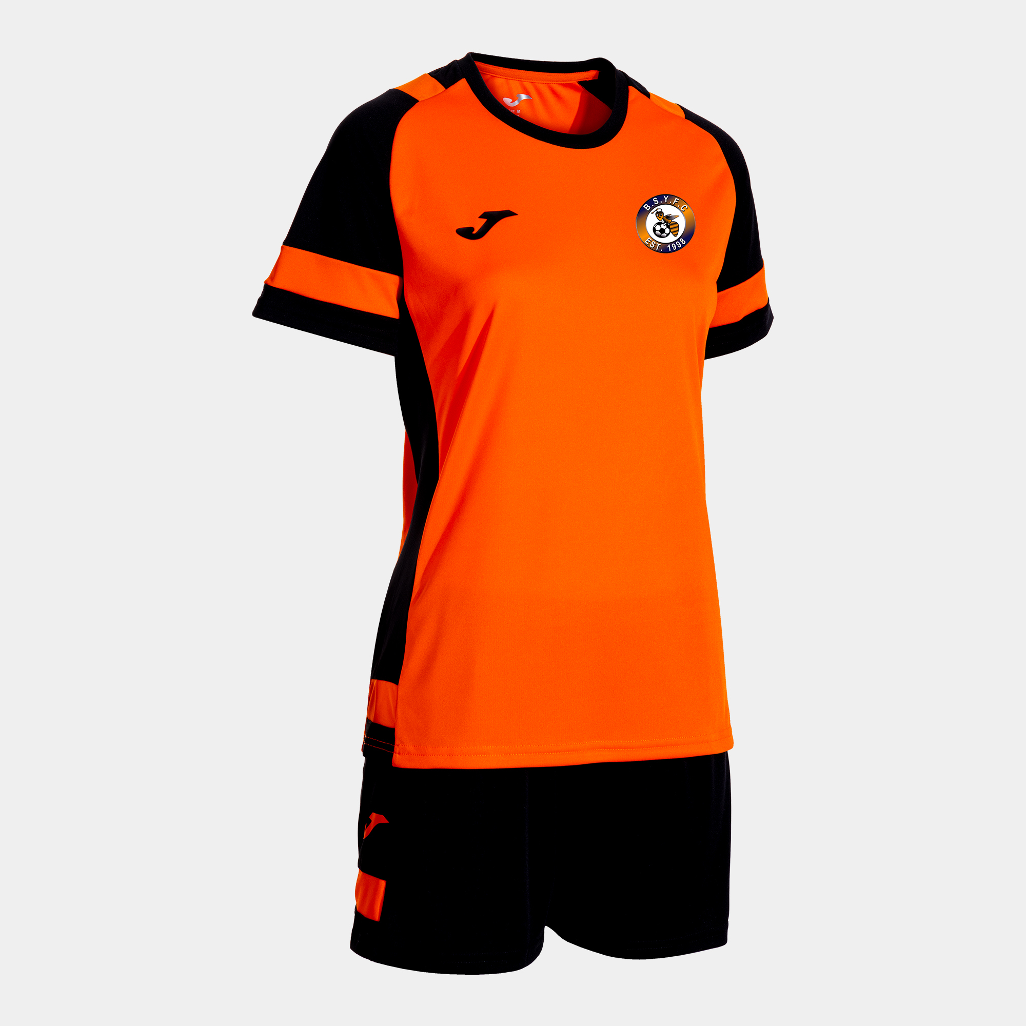 25/26 BSYFC Joma Ladies Lider Set (Print Logo) - Orange/Black