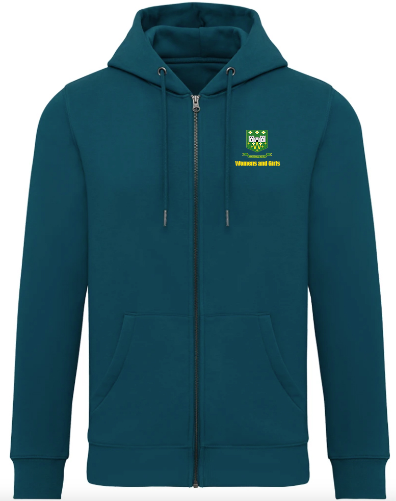 Whitehall RFC Ladies Full Zip Hoodie - Jade