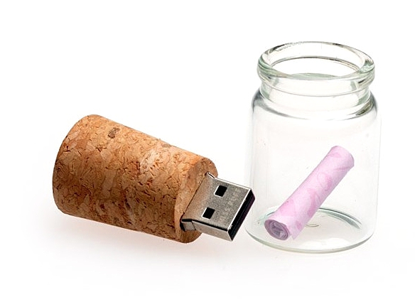 Thumbdrives - Bottle Secret Note