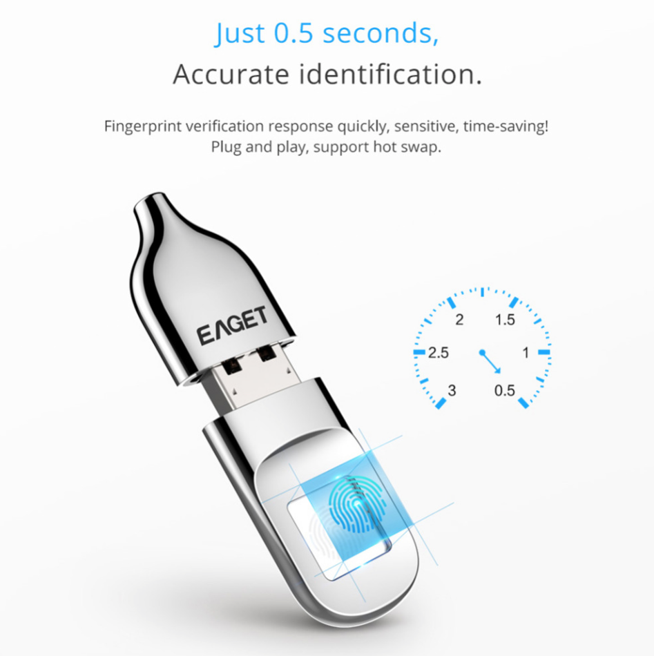 Eaget Biometric Thumbdrive
