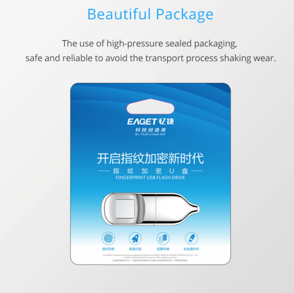Eaget Biometric Thumbdrive