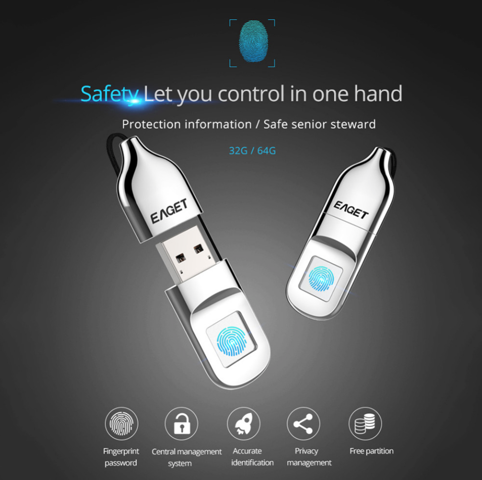 Eaget Biometric Thumbdrive