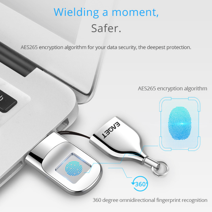 Eaget Biometric Thumbdrive