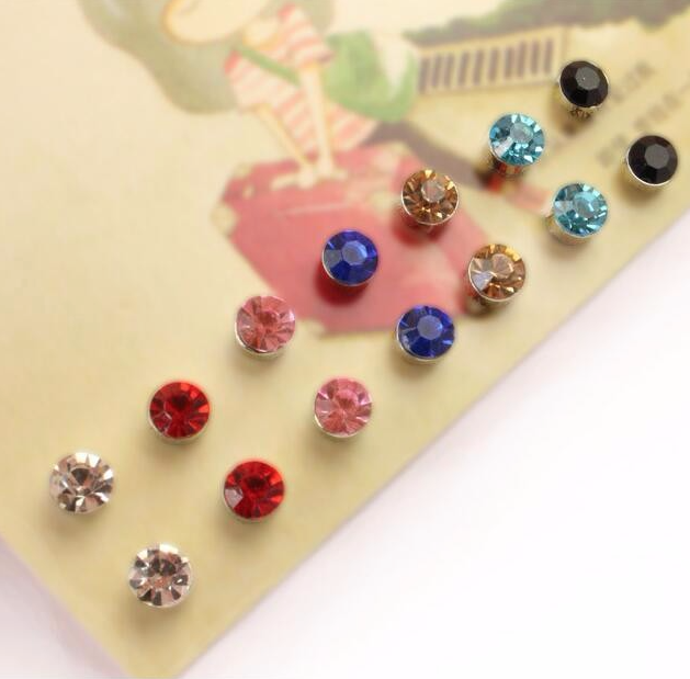 Crystal Ear Studs