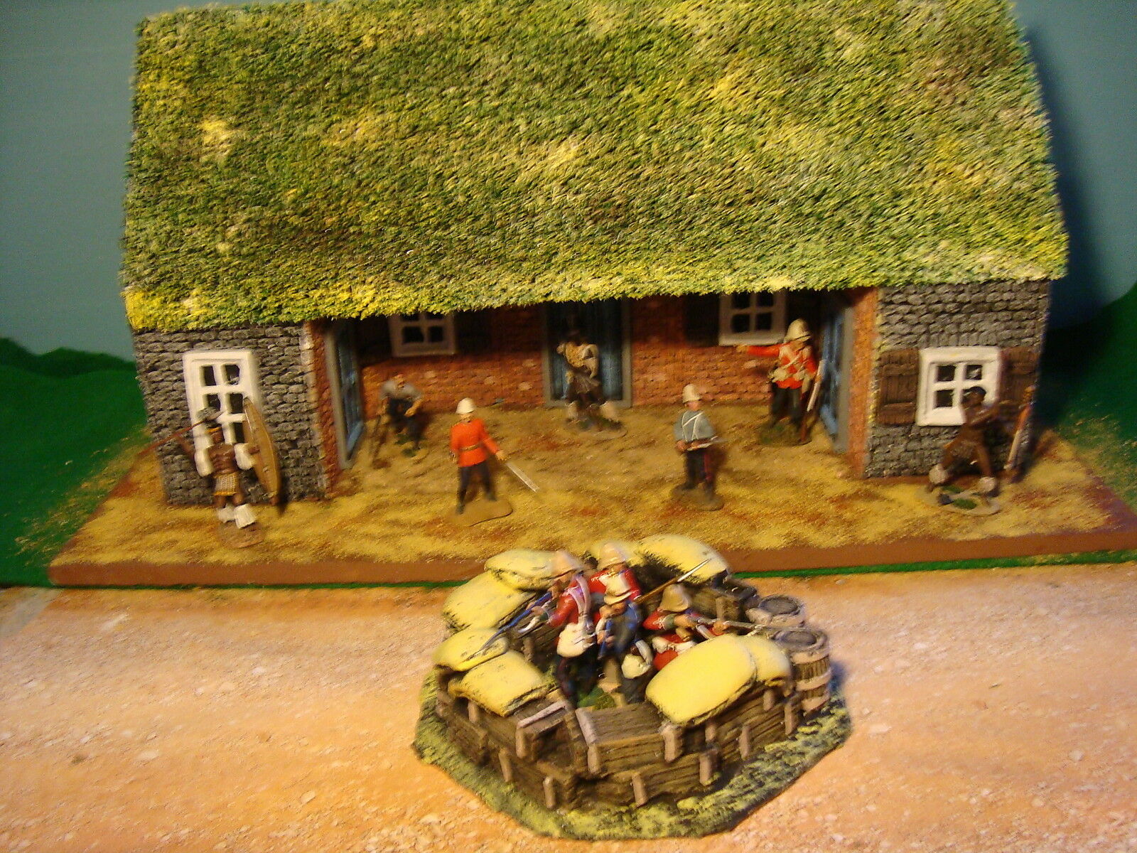 T5 Rorke's Drift, Redoubt 1.32 scale. For military modelling, dioramas