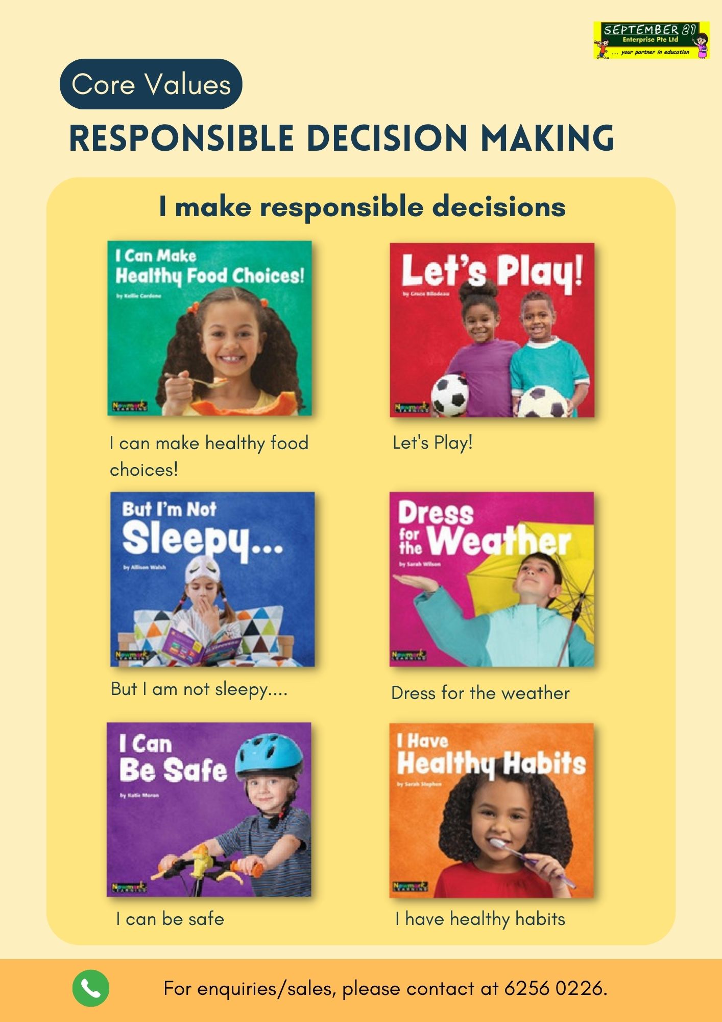 I Make Responsible Decisions set of 6 (Myself) of 6 (Myself)