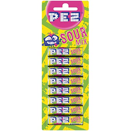 PEZ Candy Refills - Assorted Fruit, Fizzy, Sour, Cola & Mango Flavors - For Dispensers