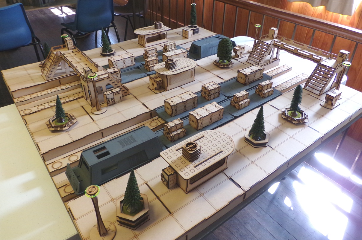 Train Table Platform SCIFI TRAIN PLATFORM TABLE
