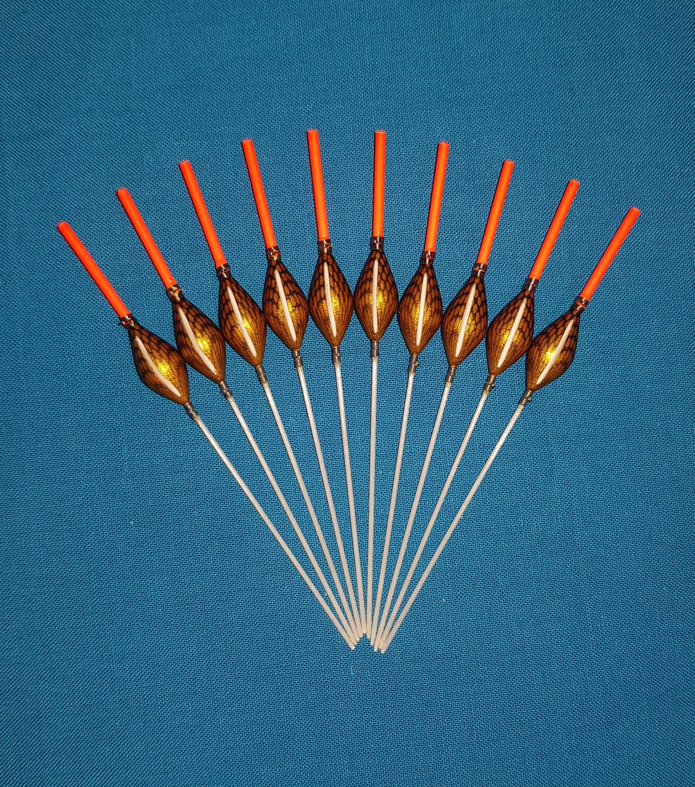 SRG019 Pack of 10 High Quality Pole Floats Diamond Extra Tough Various ...