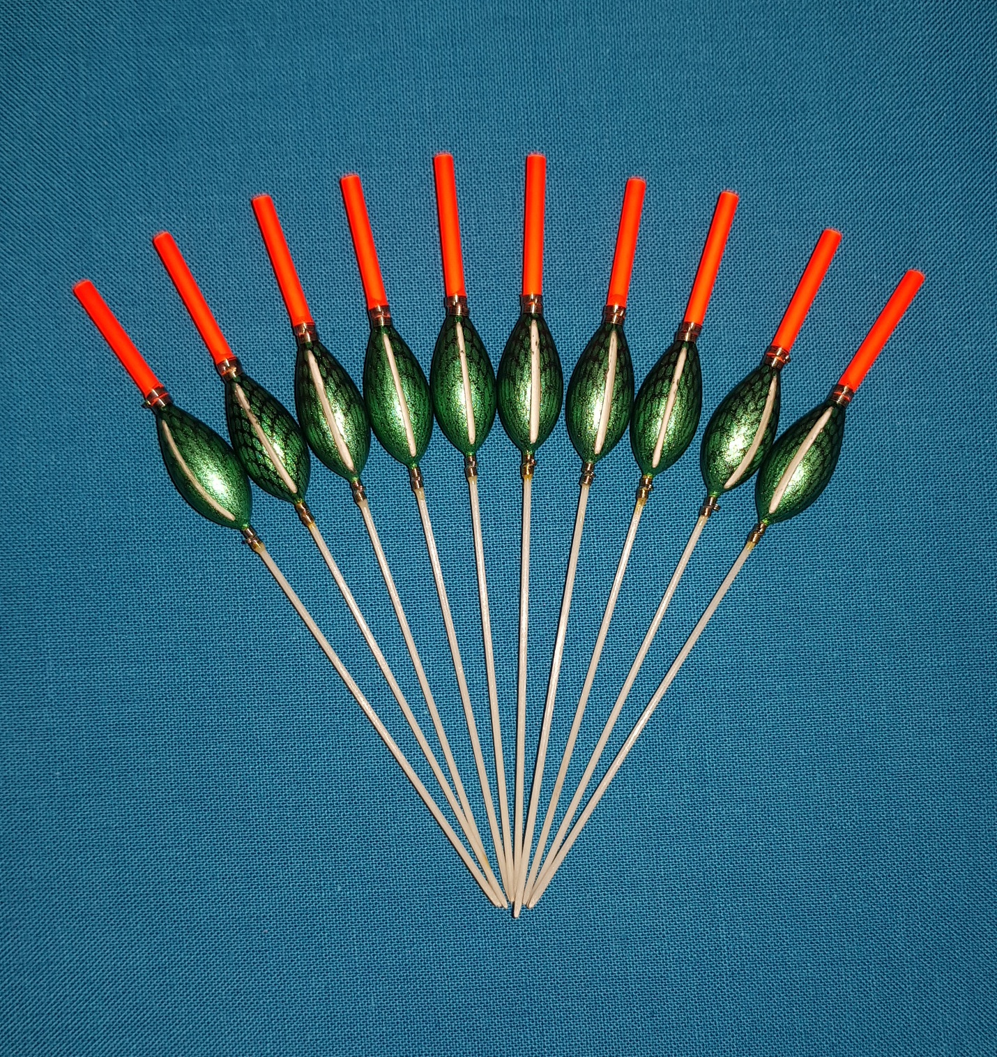 SRG020 Pack of 10 High Quality Pole Floats All Round Extra Tough ...