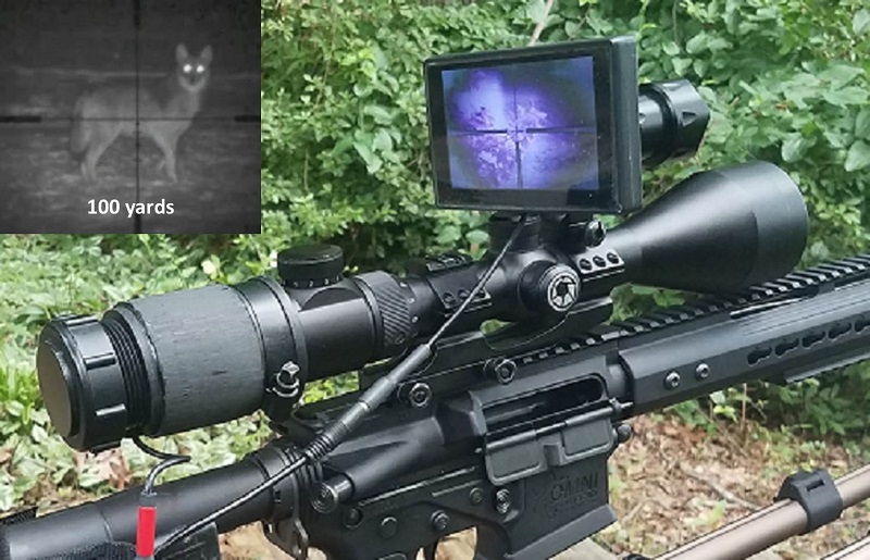 Night Vision Clip-on mounts on any scope