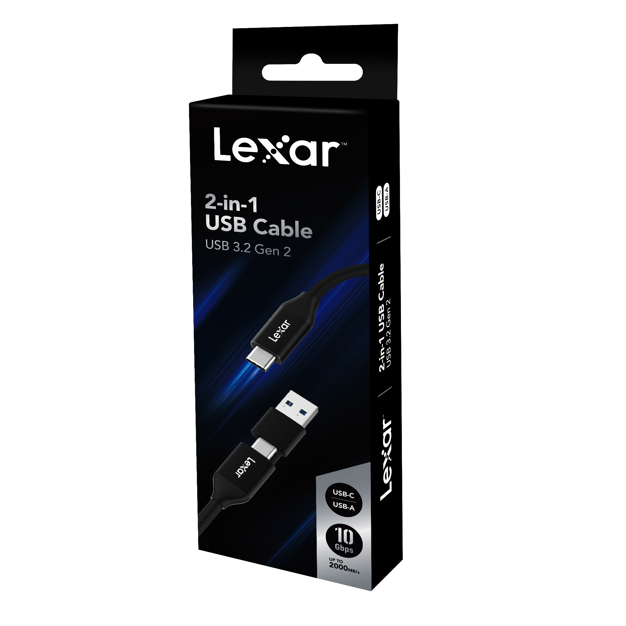 Lexar 2in1 USB 3.2 Gen 2 TypeC Cable