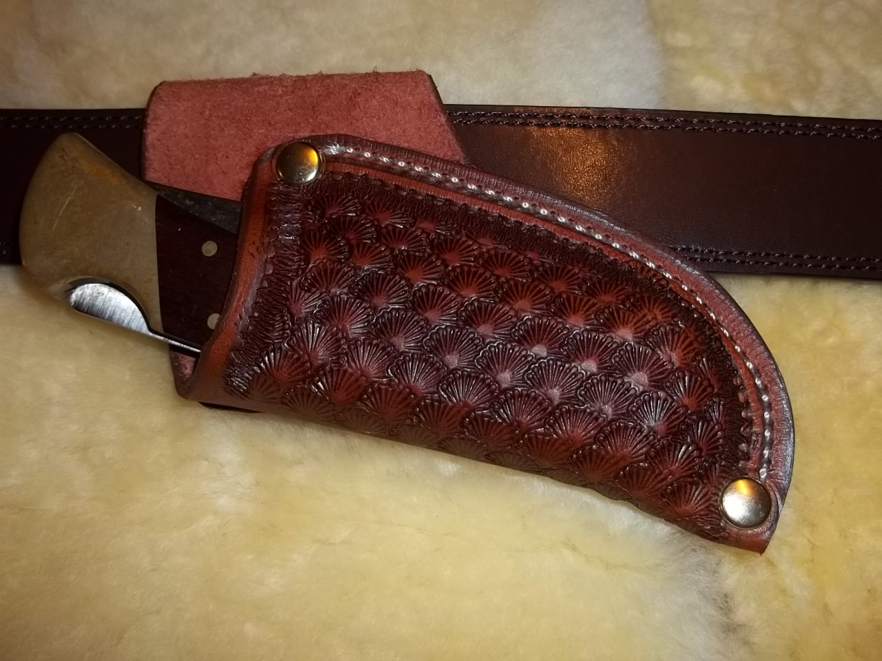 JS110099LF Custom Knife Sheath for Buck 110