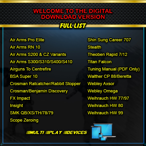 Airgun Video/Manuals Download