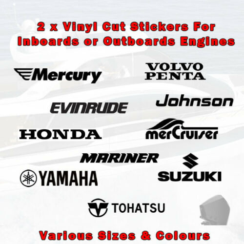 Boat, Yacht, Motorboat, Speedboat, cruiser outboard & Inboard engine Stickers decals