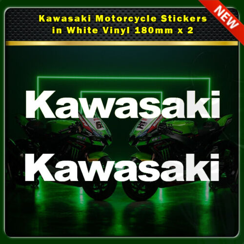 Kawasaki Motorcycle Bike Stickers