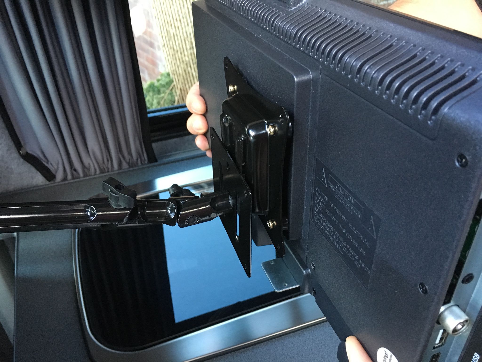 TV/Monitor Headrest Mounting Bracket