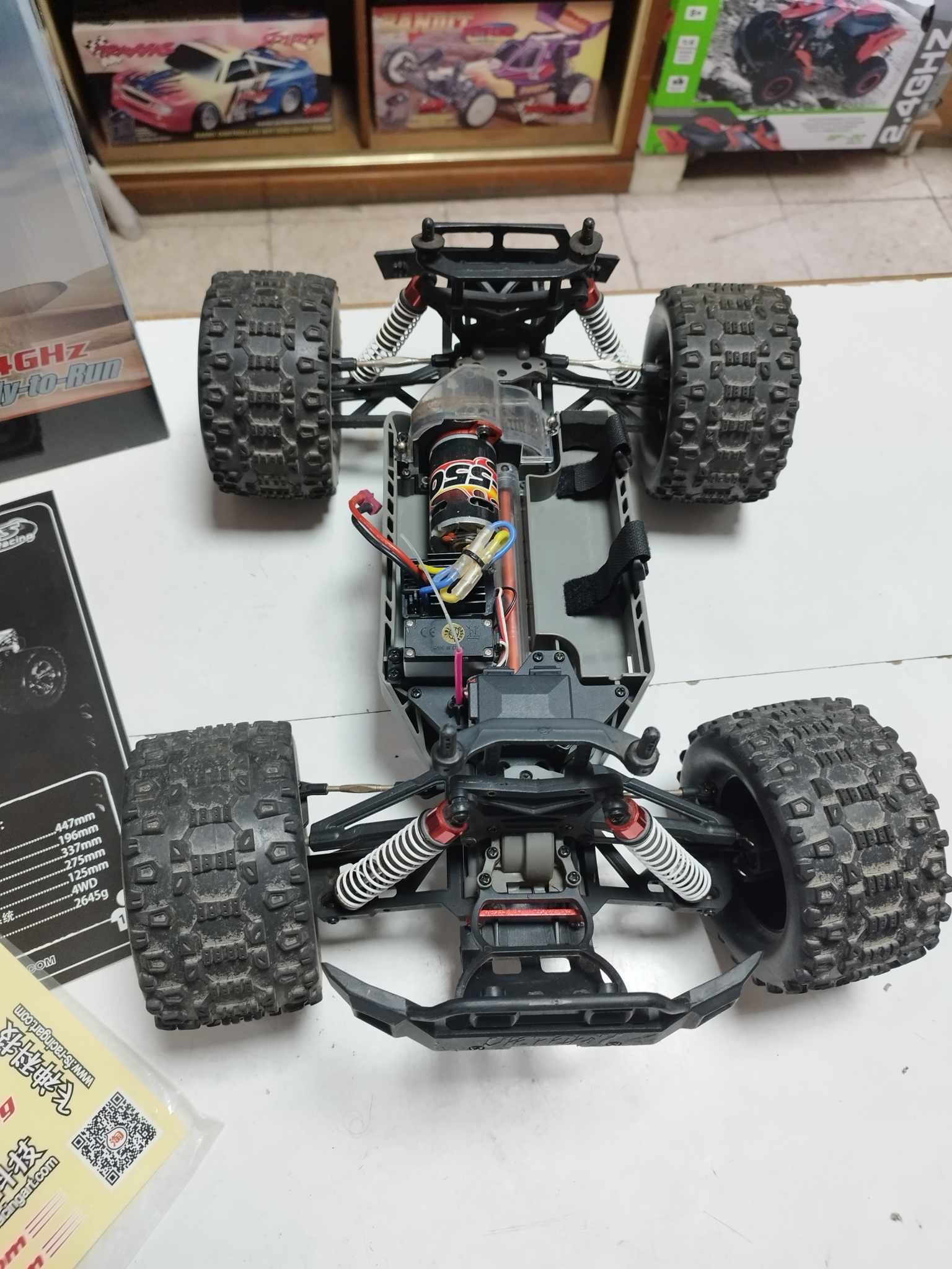 (USED) FS Racing - Rebel 1/10 Brushed Monster Truck - RTR