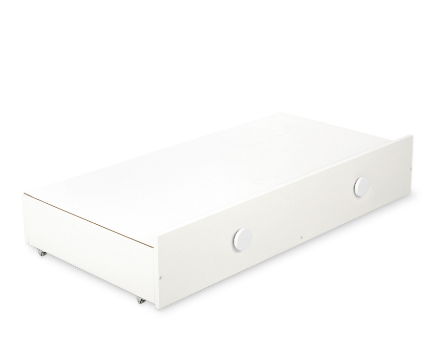 Lesena otroška posteljica LORENZO III, belo roza