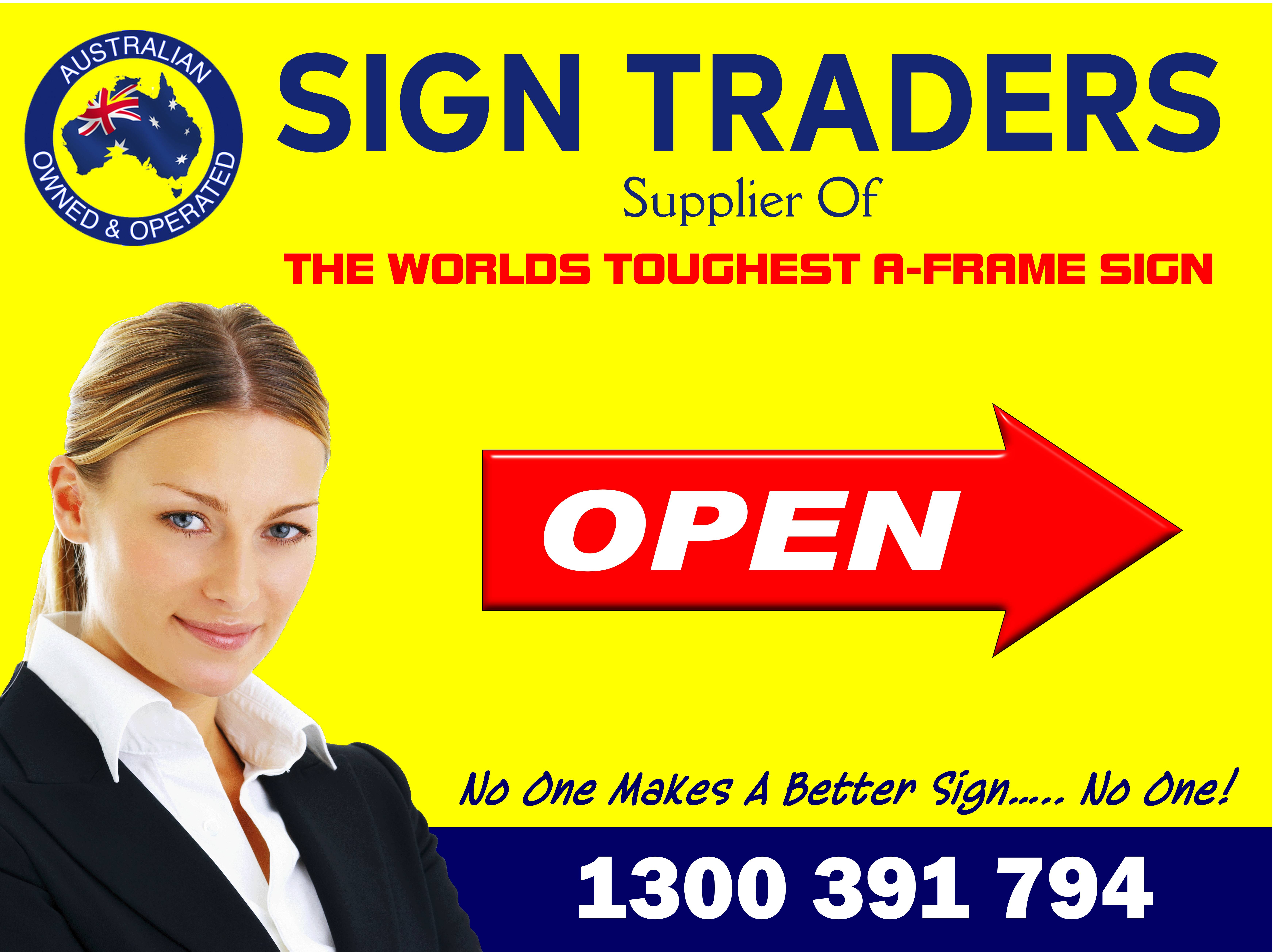 Sign Trade Sticker Endurosign EZSign Replacement 10 pairs Stickers Pack