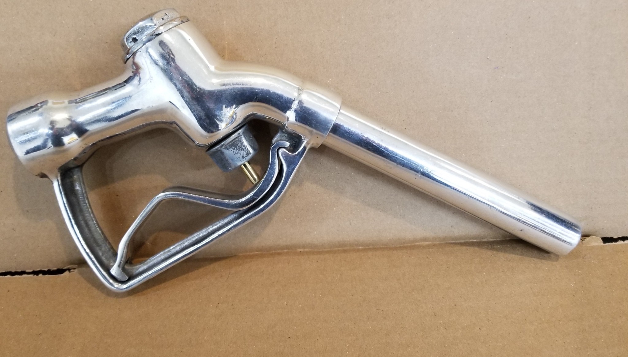 ORIGINAL BUCKEYE GAS PUMP NOZZLE PRO. BUFFED AND POLISHED