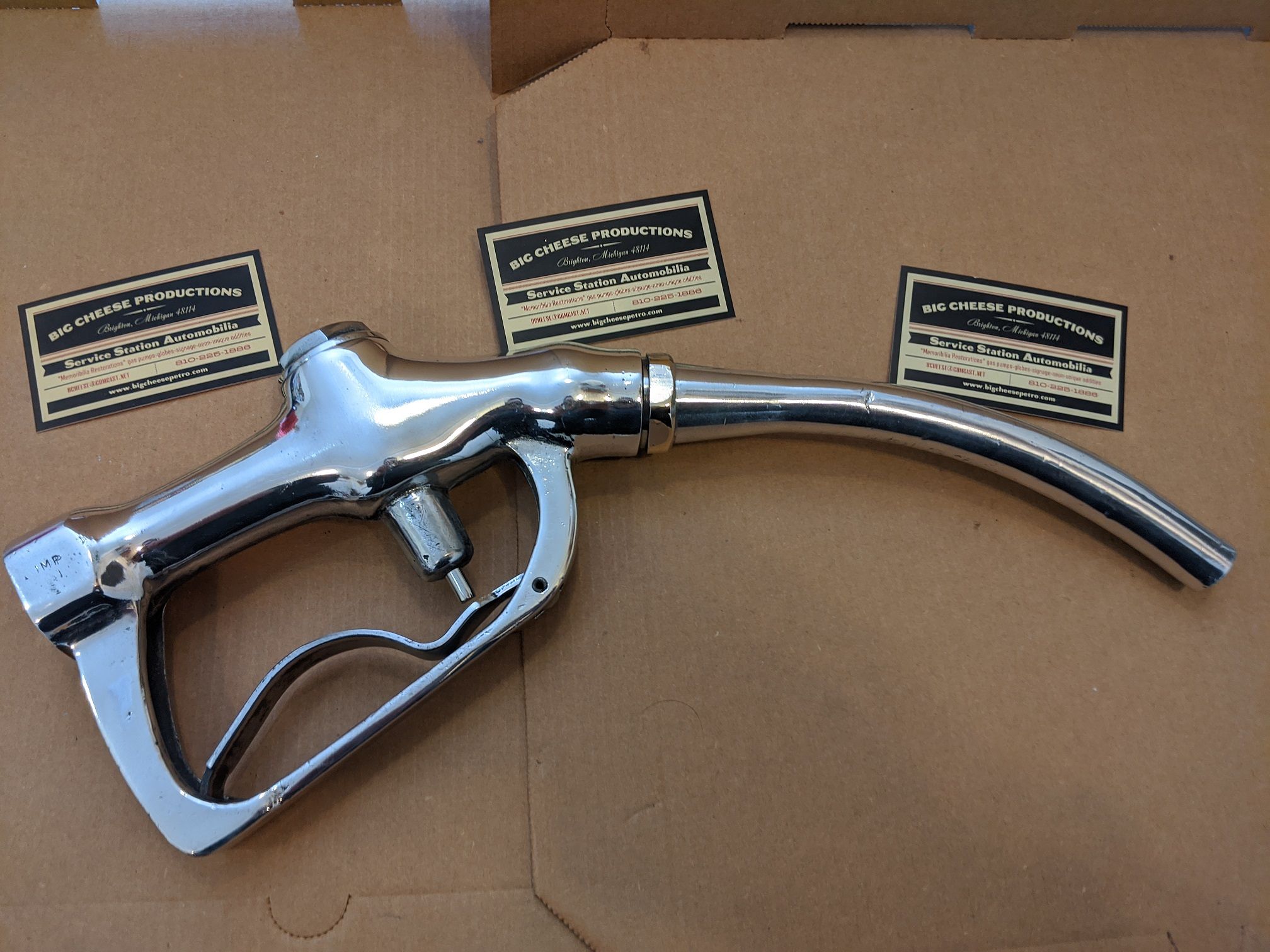 ORIGINAL BUCKEYEGAS PUMP NOZZLE BUFFED AND POLISHED 27