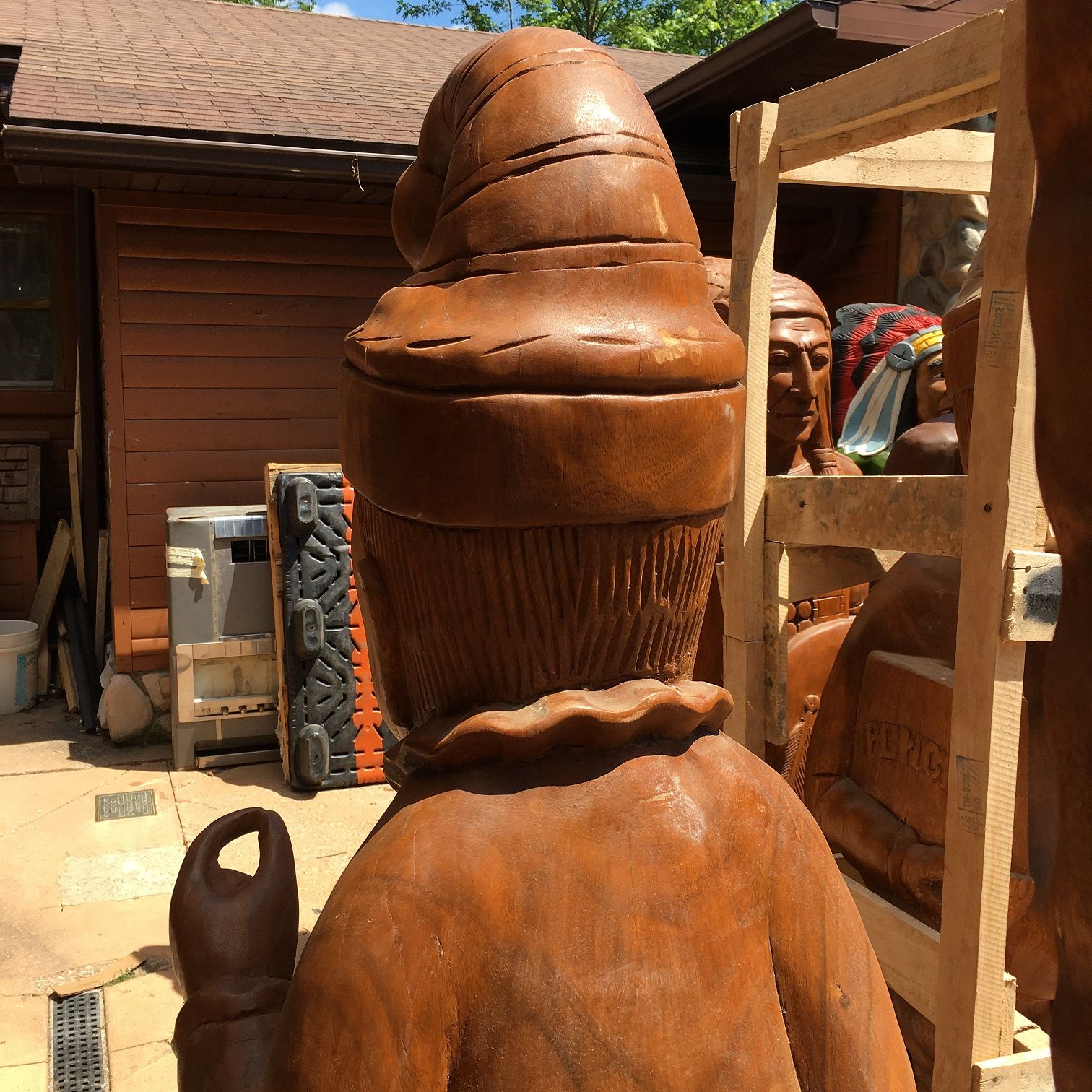 Punch Cigar Statue / Wooden Statues / Punch Statues / Wooden Punch