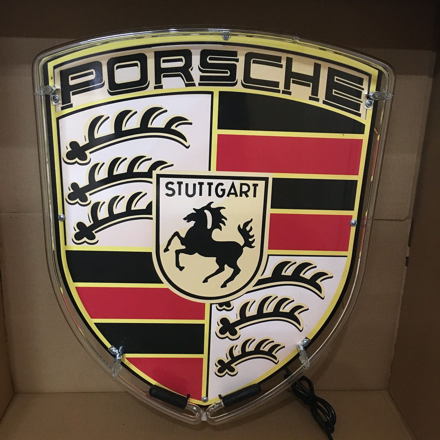 Porsche Signs / Porsche Shield / Porsche Neon Signs / Porsche Neon Sign