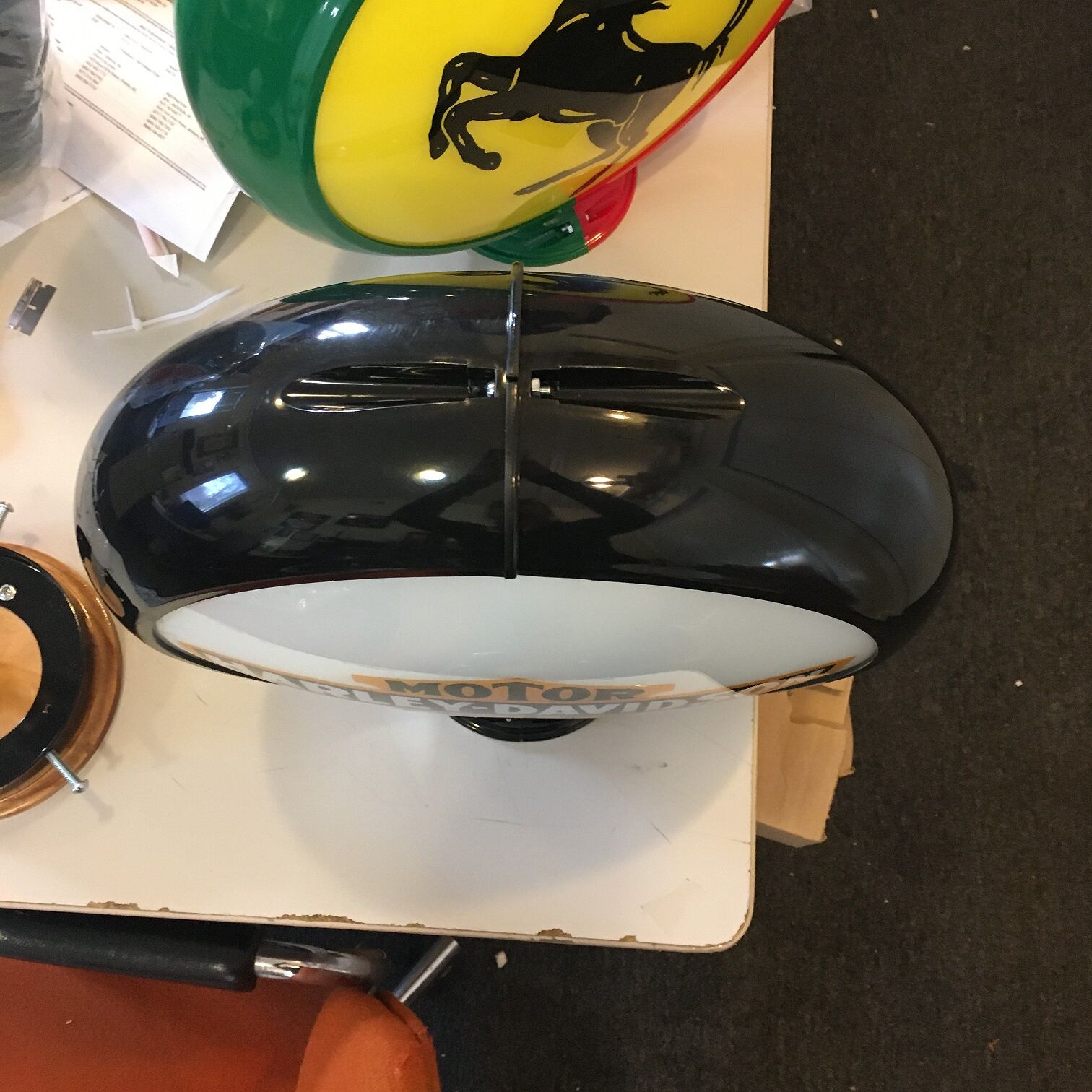 Gas Pump Globe / Motorcycle Gifts / gifts for him / gas pump globes