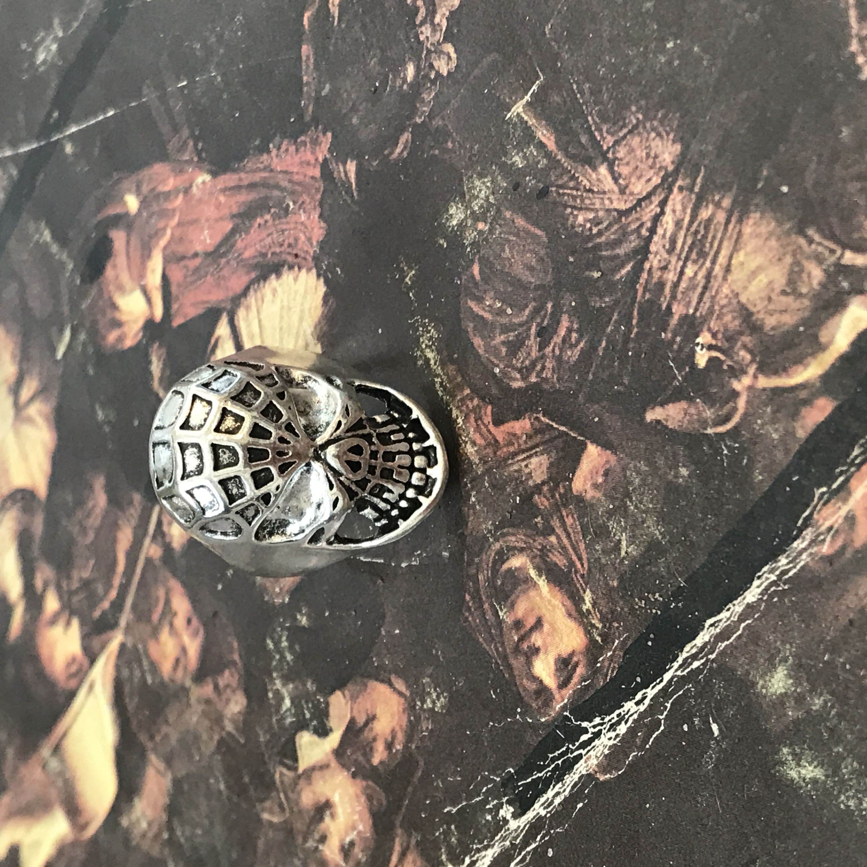 Size 7 1/4 Biker Ring 80s Biker Rings Mens Rings Gifts for Men Gifts ...
