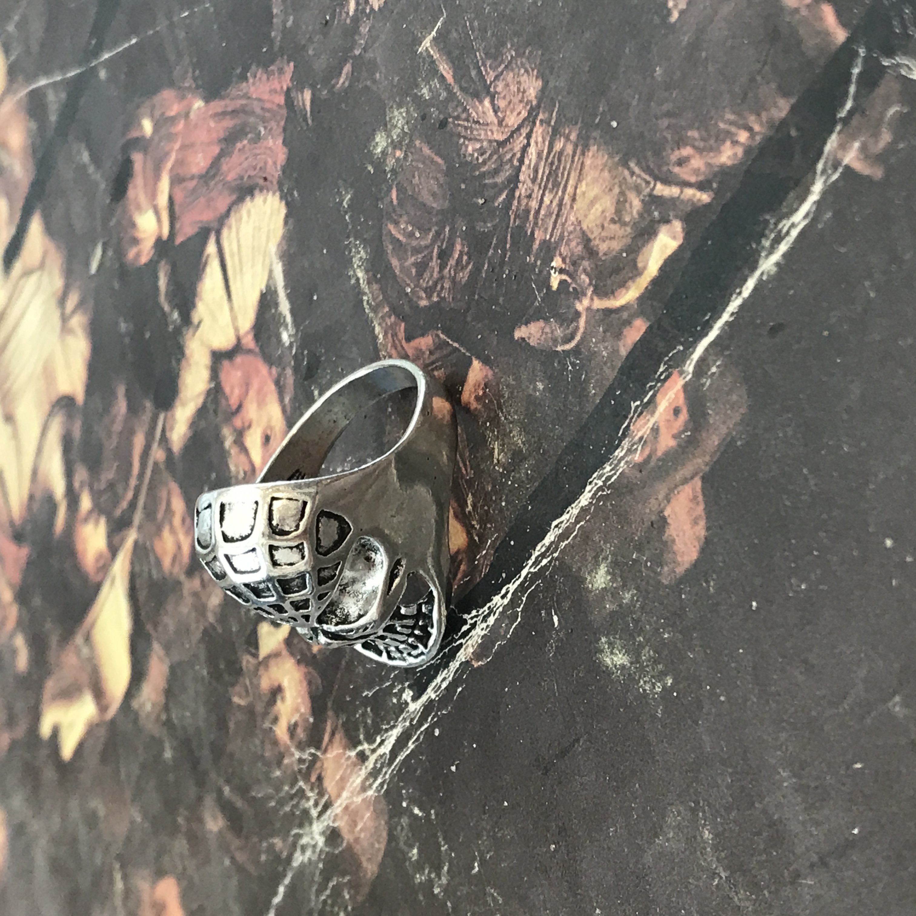 Size 7 1/4 Biker Ring 80s Biker Rings Mens Rings Gifts for Men Gifts ...
